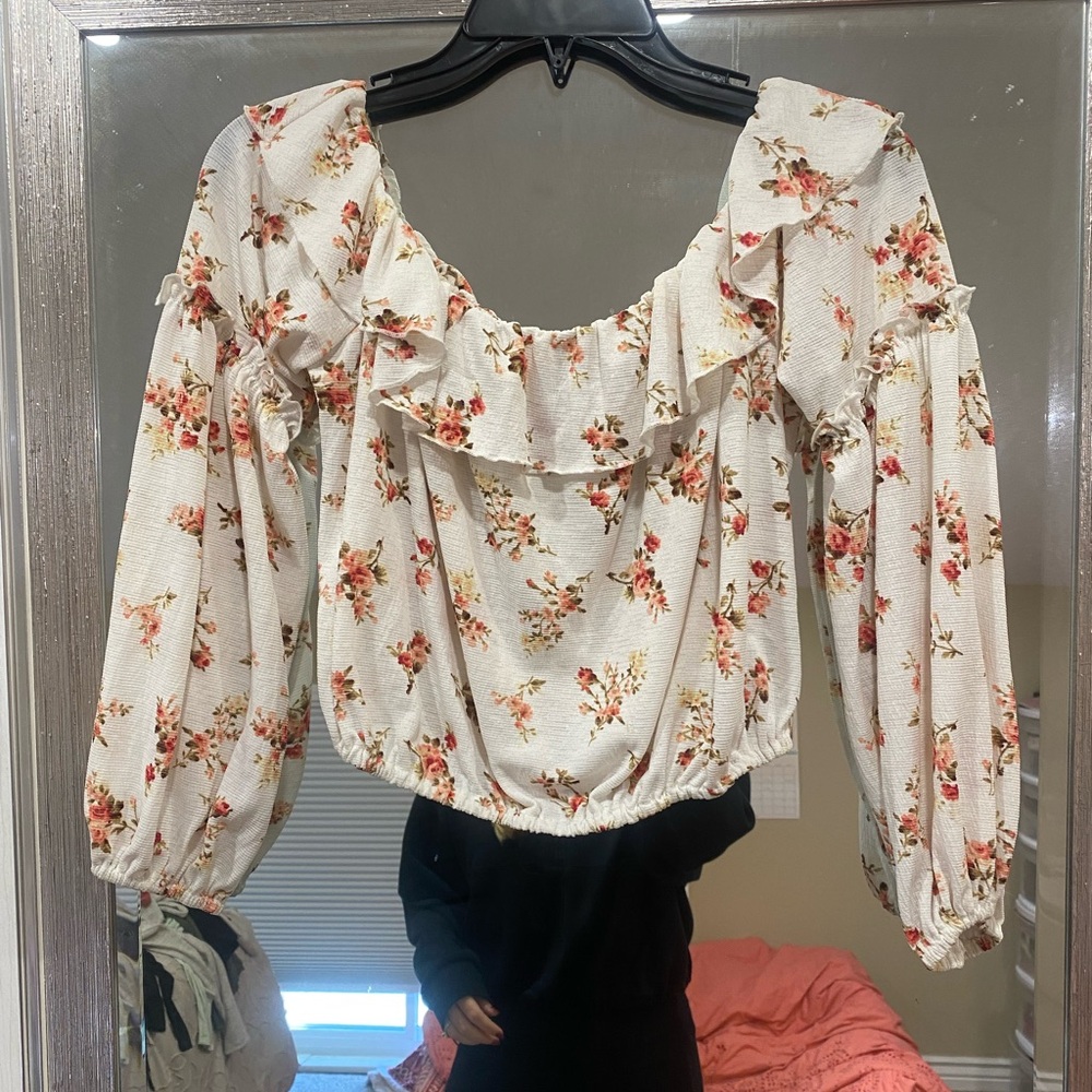Ruffle Off Shoulder Top